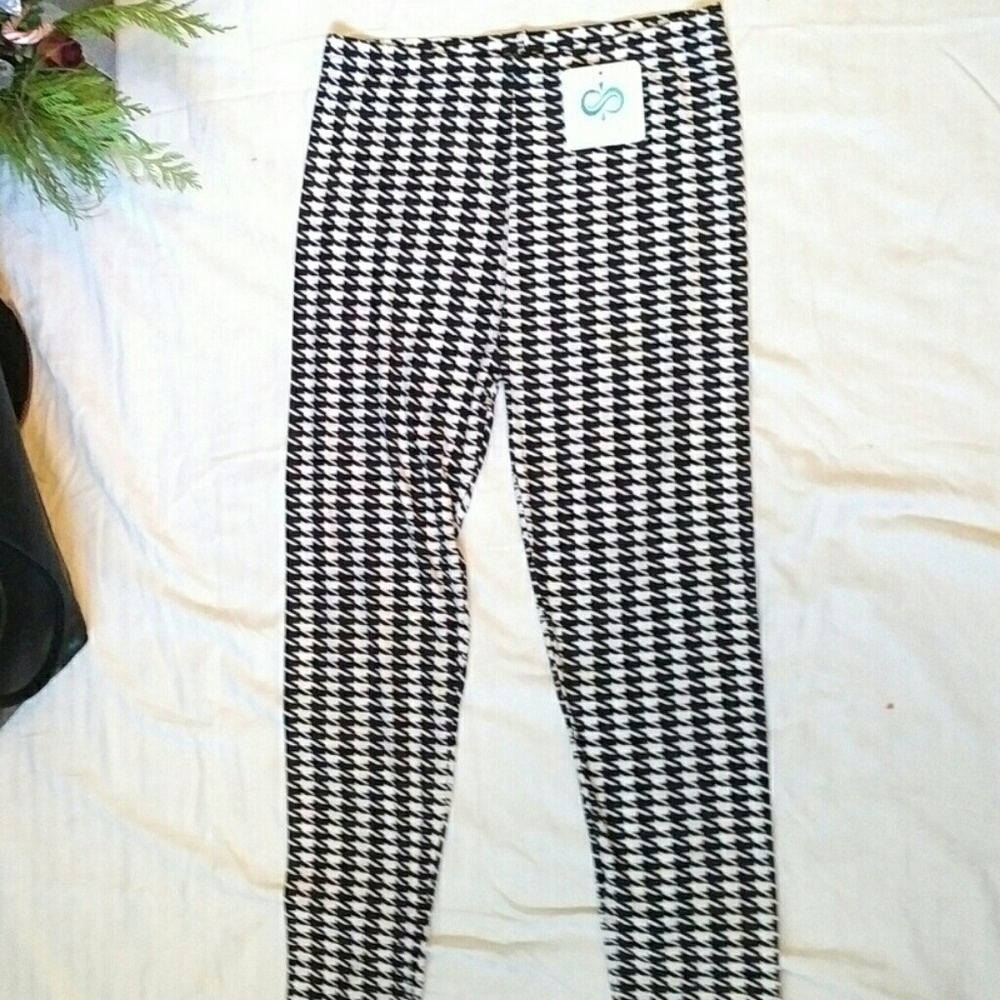 Infinity Raine Plus Size Herringbone Leggings - Picture 3 of 5